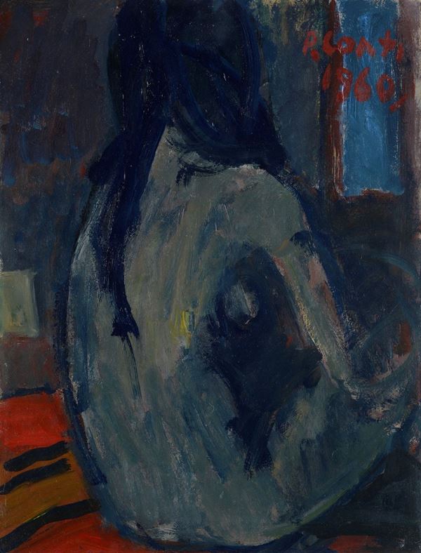 Primo Conti - Nude of a young girl