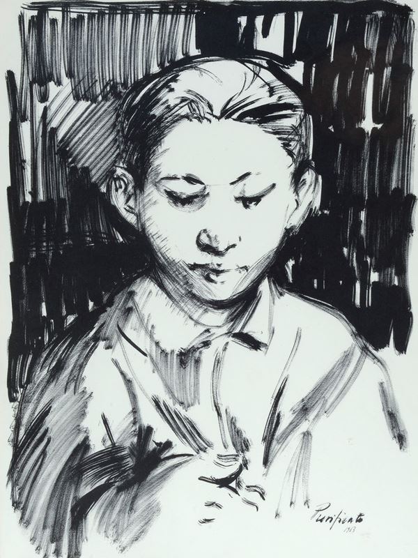 Domenico Purificato - Portrait of boy