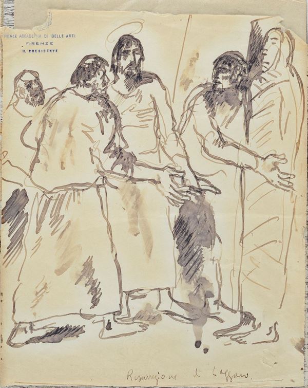 Felice Carena - Resurrezione di lazzaro