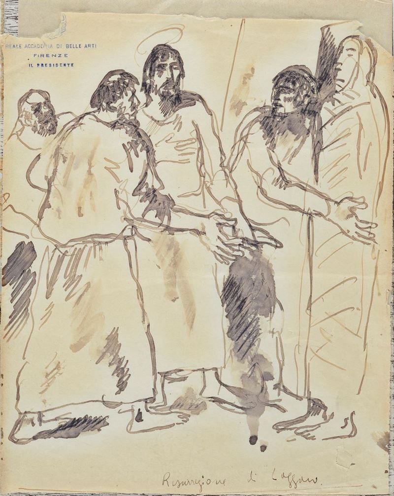 Felice Carena - Resurrezione di Lazzaro