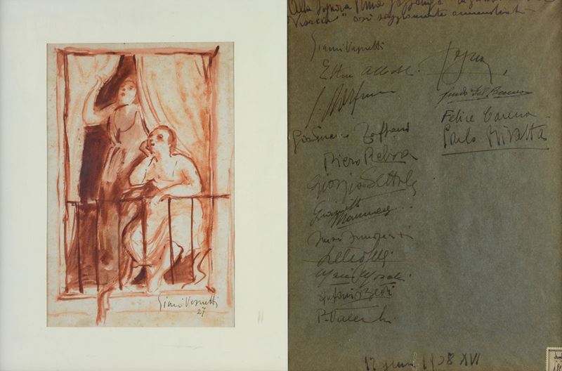 Gianni Vagnetti - Figure al Balcone