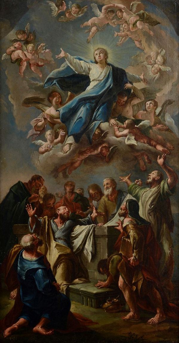 Attr. a Michelangelo Unterberger - Assunzione della Vergine