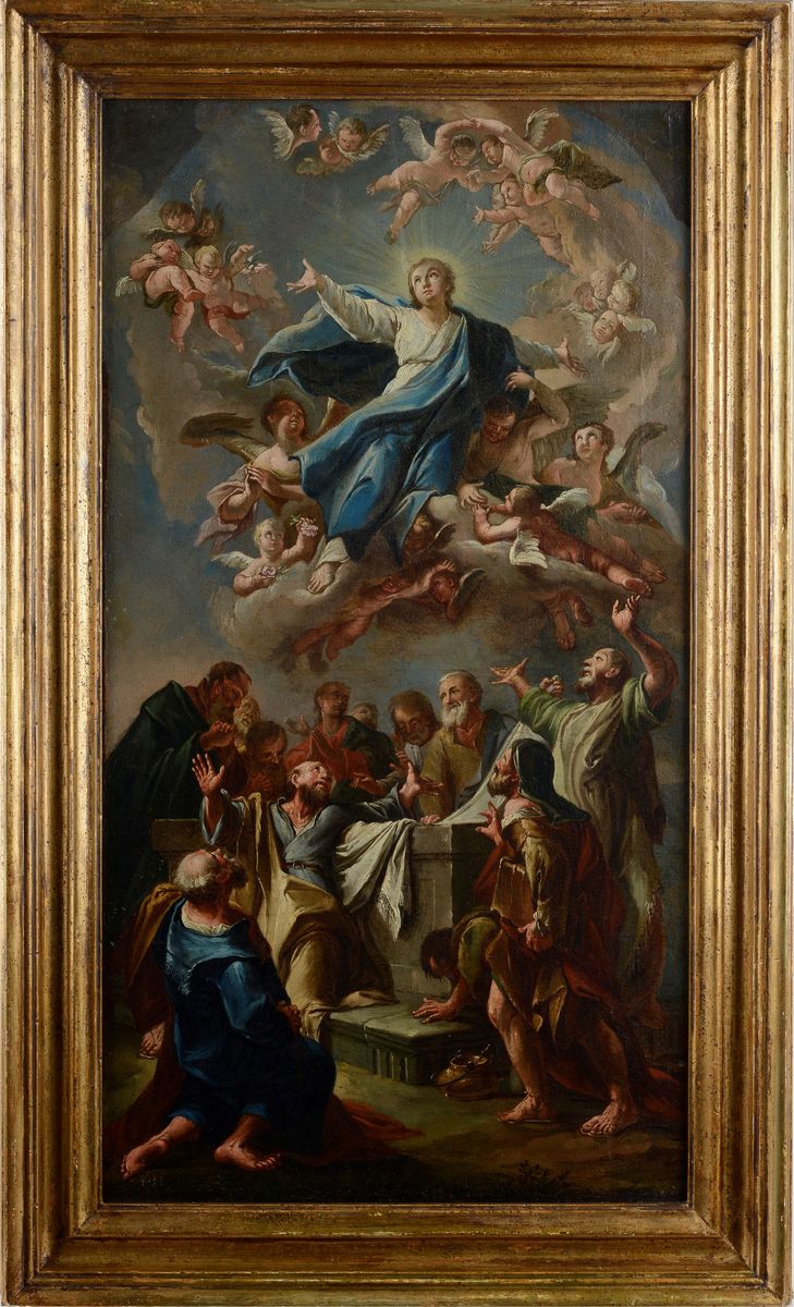 Attr. a Michelangelo Unterberger - Assunzione della Vergine