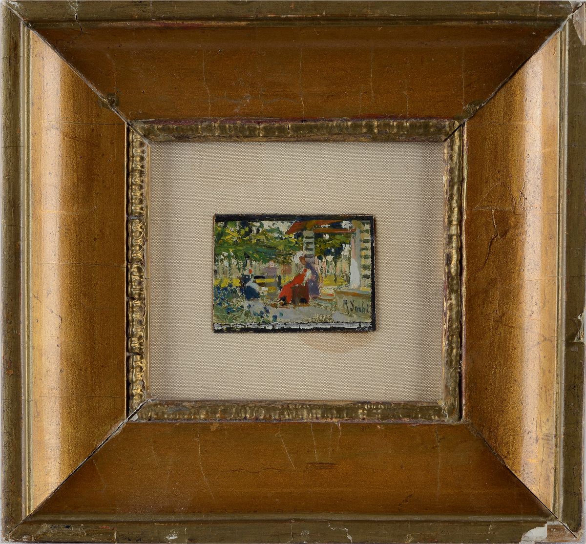 Raffaello Sorbi - Figure All'aperto