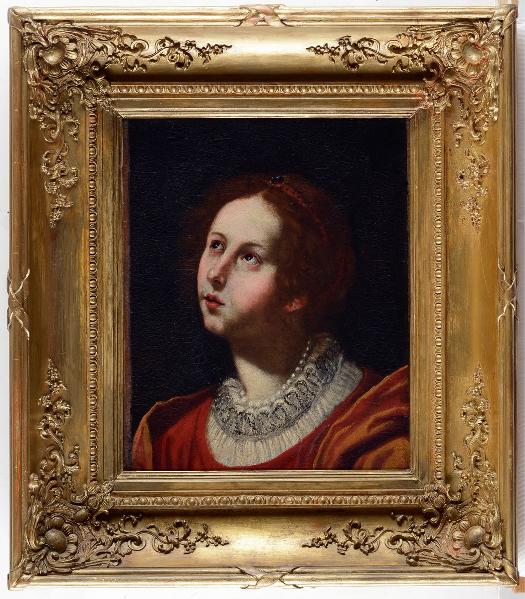 Scuola Toscana, XVII Sec. - Volto di Fanciulla