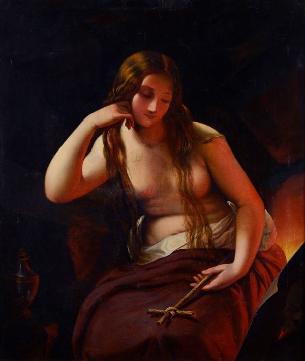 Anonimo, prima met&#224; XIX sec. - Penitent Magdalene