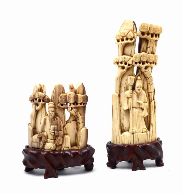 Two wise men  - Auction ANTIQUES - Galleria Pananti Casa d'Aste