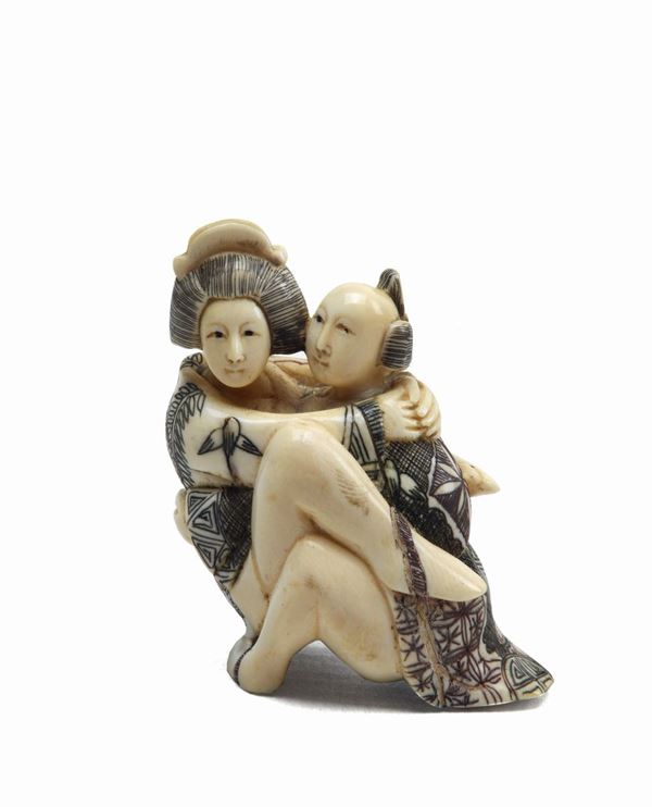 Gruppo a soggetto erotico  - Asta ANTIQUARIATO - Galleria Pananti Casa d'Aste