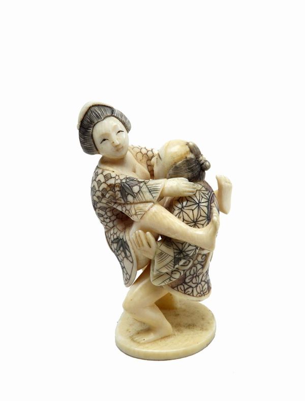 Gruppo a soggetto erotico  - Asta ANTIQUARIATO - Galleria Pananti Casa d'Aste