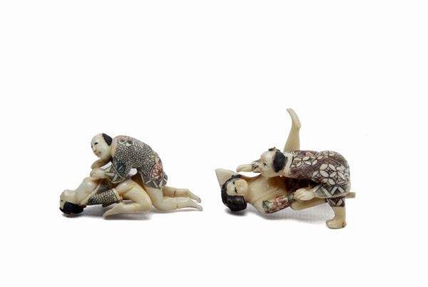 Due gruppi a soggetto erotico  - Asta ANTIQUARIATO - Galleria Pananti Casa d'Aste