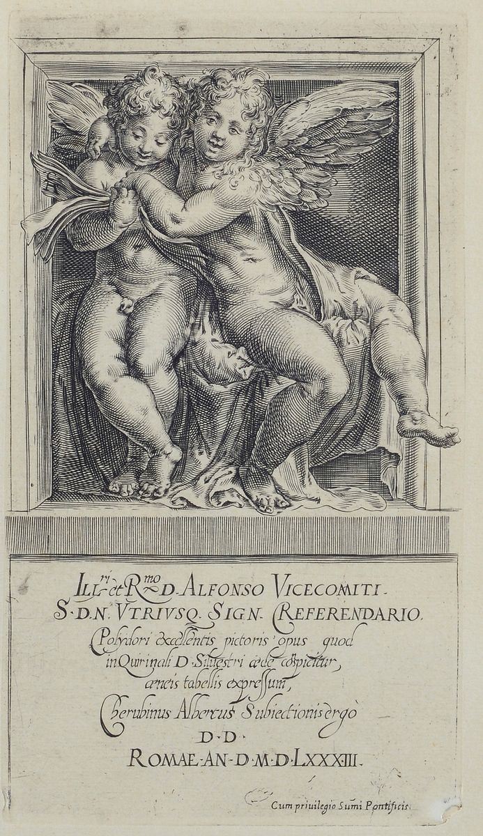 Cherubino Alberti - Angeli Cantori (da Polidoro da Caravaggio)