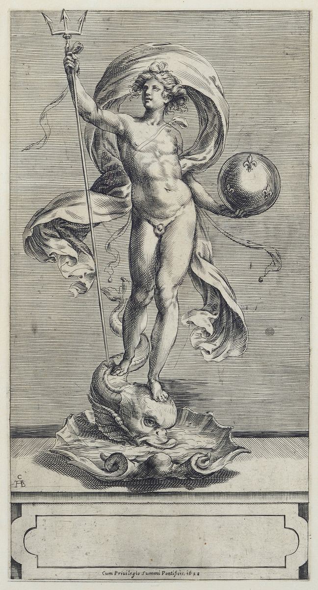Anonimo, XVII Sec. - Allegoria sulle Forze Marittime (da Cherubino Alberti)