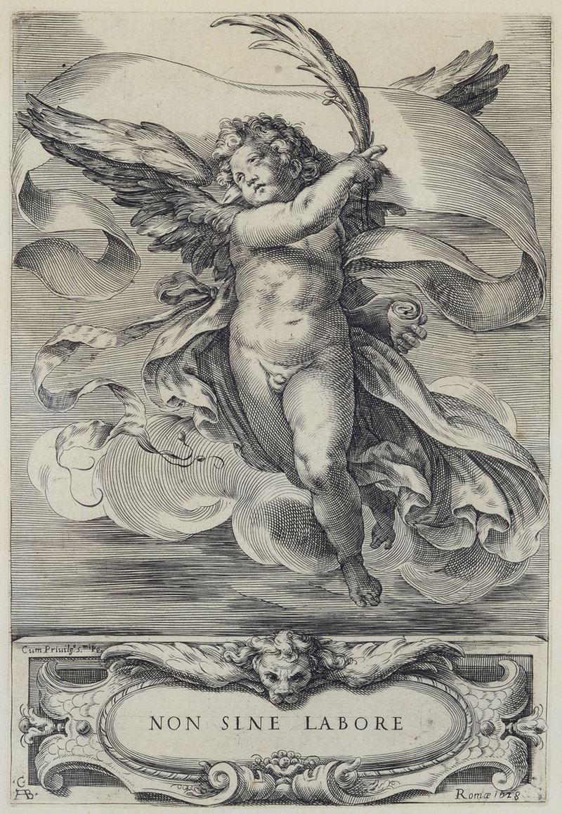 Anonimo, XVII Sec. - Figura Allegorica (da Cherubino Alberti)