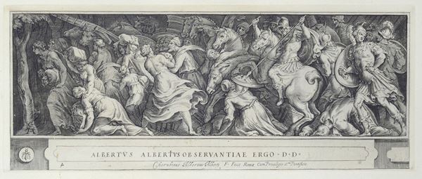 Cherubino Alberti - Ratto delle Sabine