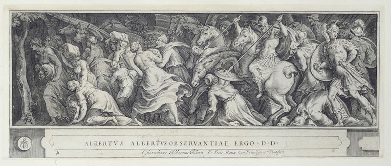 Cherubino Alberti - Ratto delle Sabine