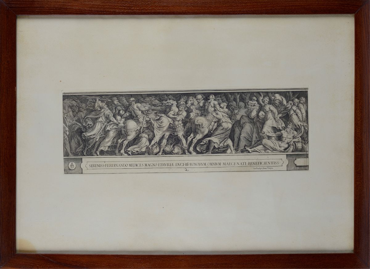 Cherubino Alberti - Ratto delle Sabine (da Polidoro da Caravaggio)