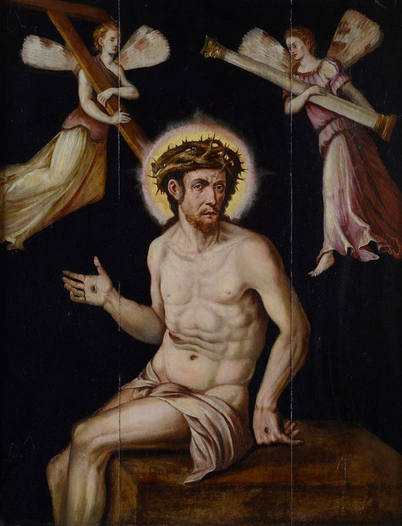 Anonimo, XVI Sec. - Cristo con Strumenti della Passione