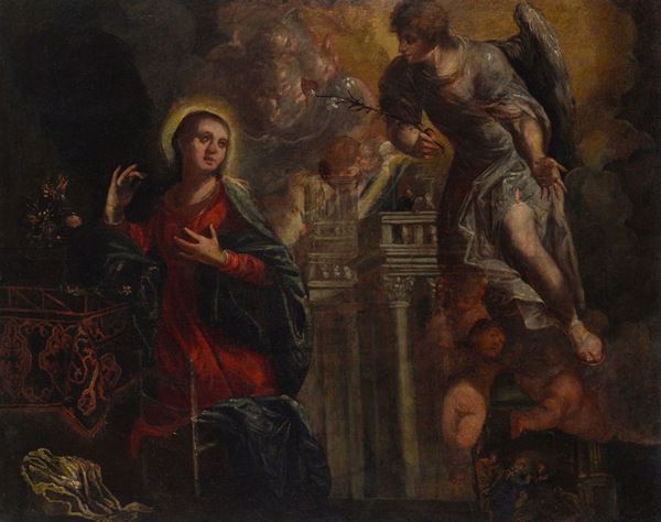 Scuola Veneta, seconda met&#224; XVI sec. - Annunciazione