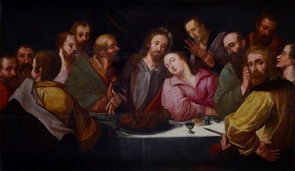 Scuola Fiamminga, XVI sec. - Ultima Cena