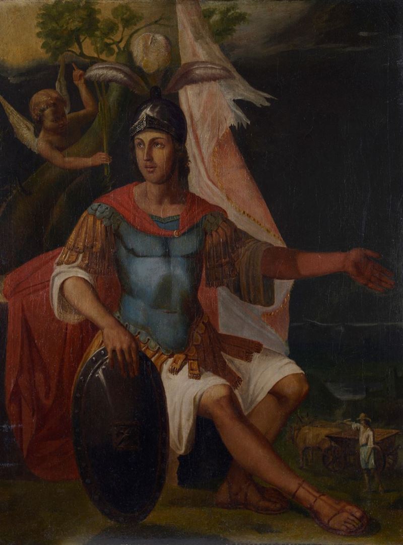 Anonimo, XVIII Sec. - Santo Guerriero