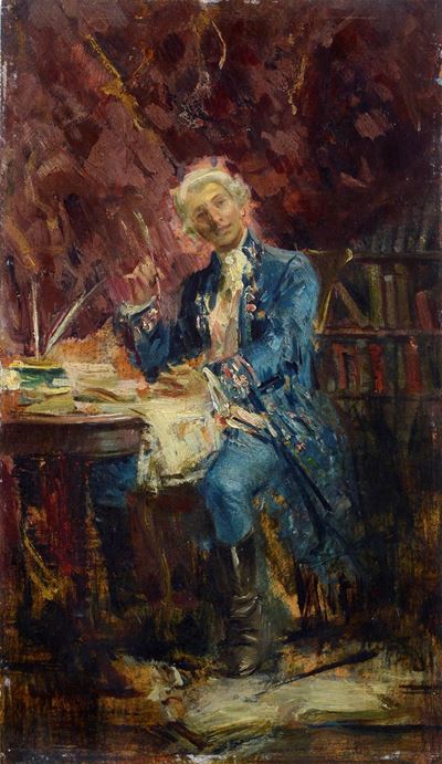 Gentiluomo alla Scrivania