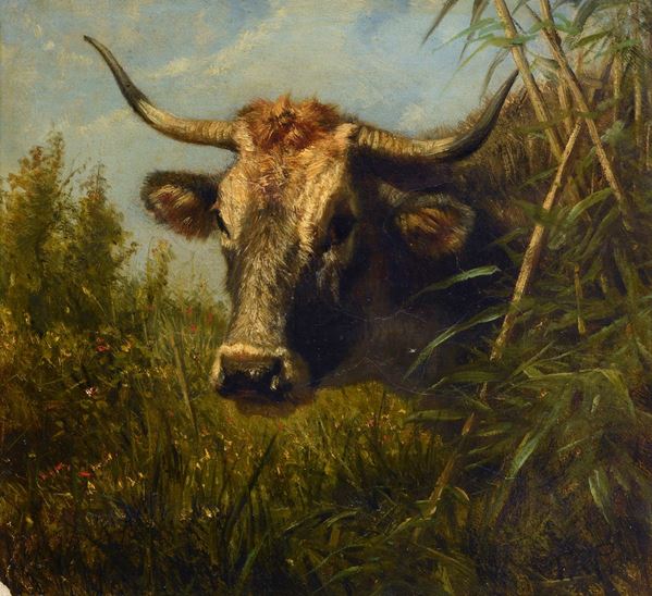 Filippo Palizzi - Cow