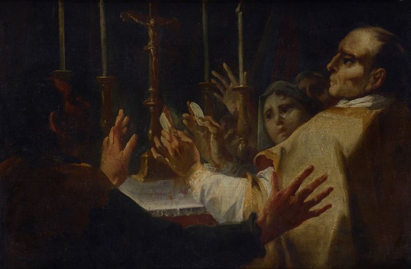 Scuola Italia Settentrionale, XVII - XVIII Sec. - Miracolo Eucaristico