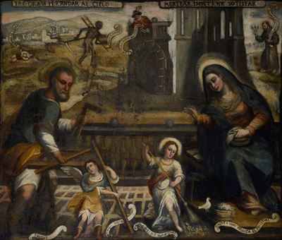 La Sacra Famiglia - Tre Gradi per Andare al Cielo