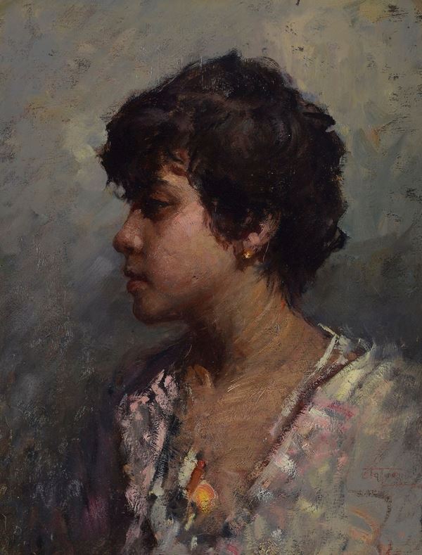 Clemente Tafuri - Portrait of girl