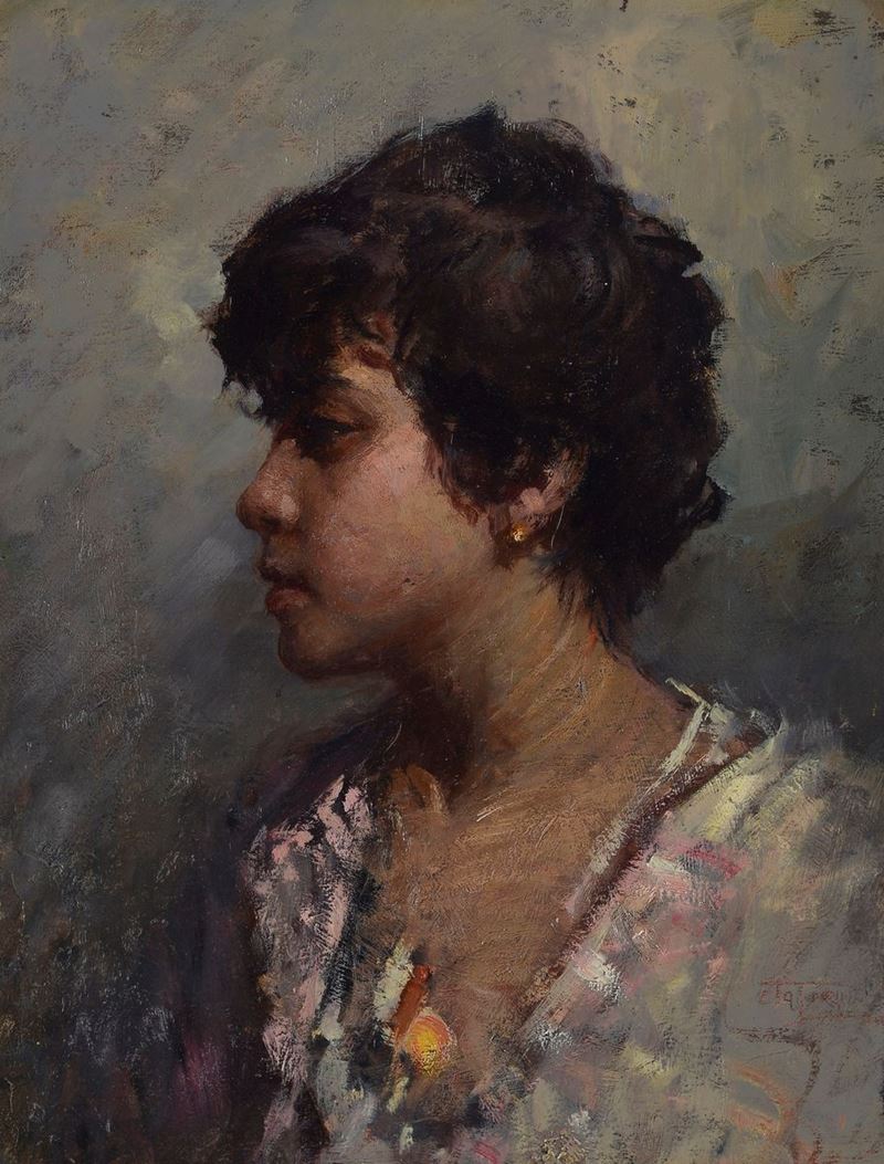 Clemente Tafuri - Ritratto di Ragazza