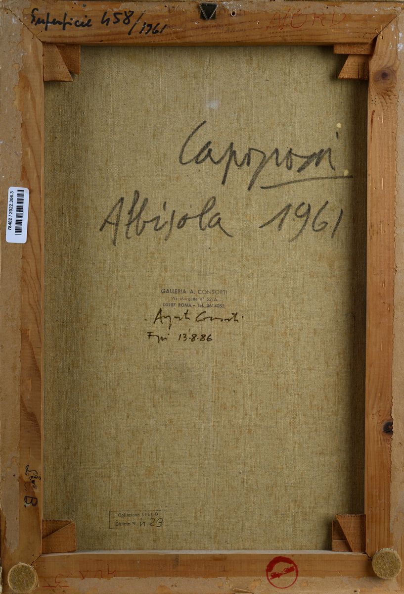 Giuseppe Capogrossi - Superficie 458/1961