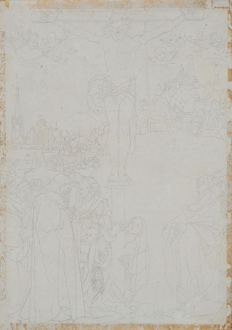 Anonimo, Inizi XIX Sec. - Crocefissione da Albrecht Durer