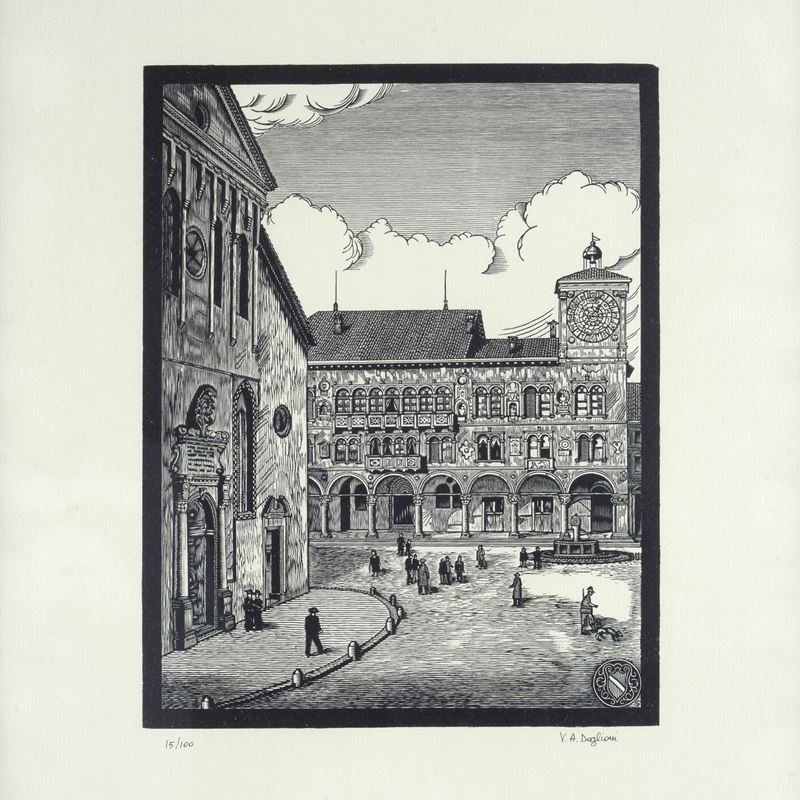 Anonimo, XX Sec. - Piazza