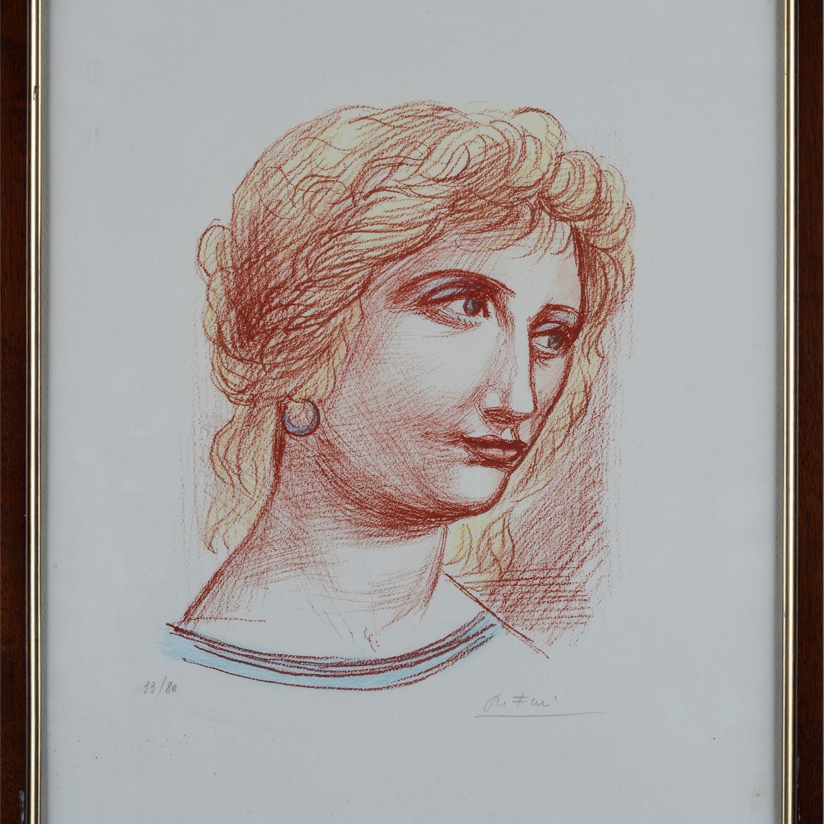 Achille Funi - Testa