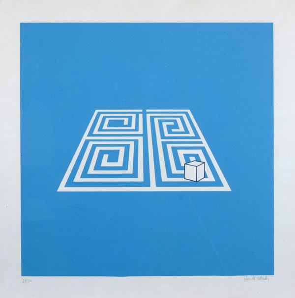 Gabriele Calzetti : Without title  - Screen printing - Auction GRAPHICS, AND EDITIONS  [..]
