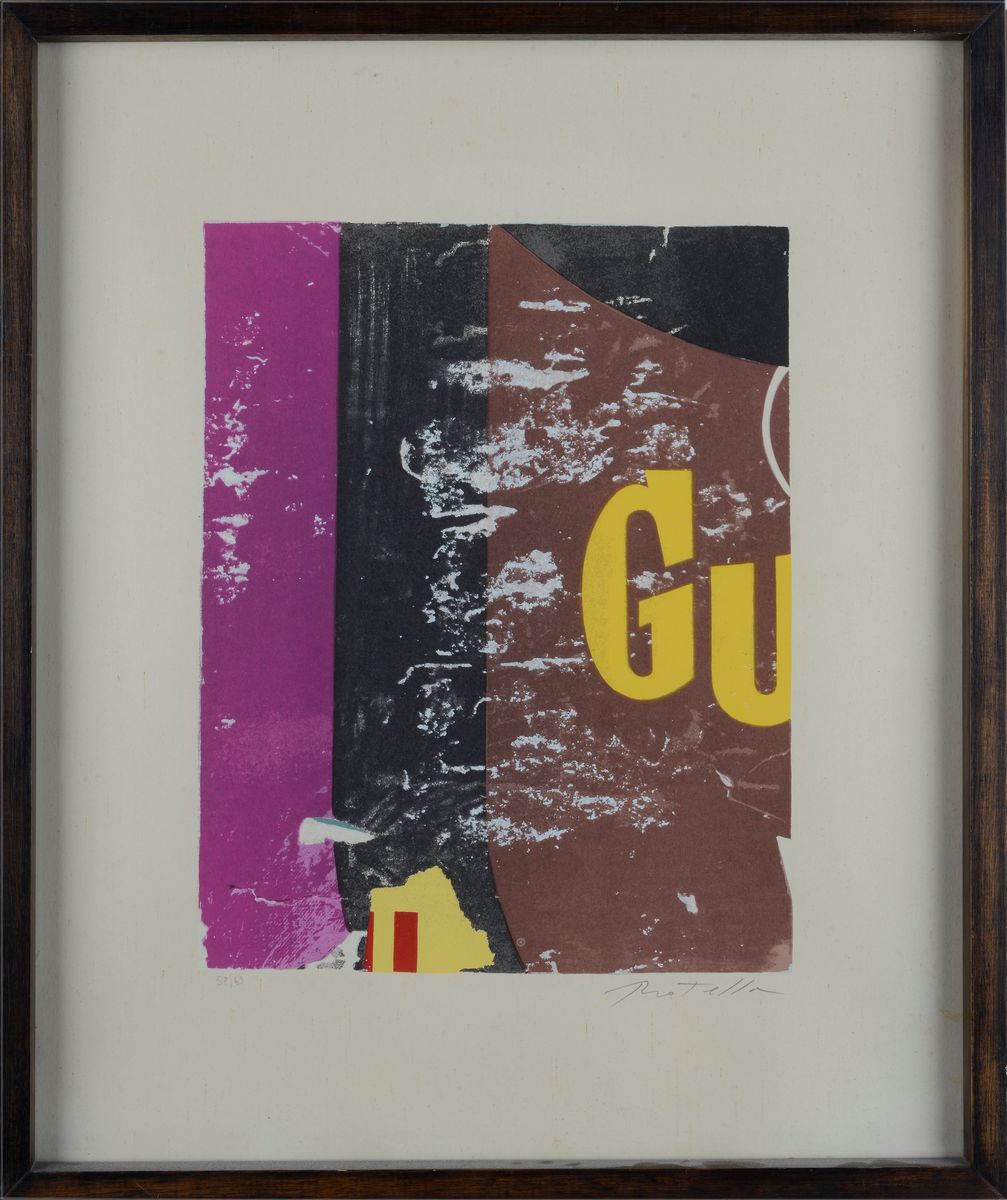 Mimmo Rotella - Senza Titolo