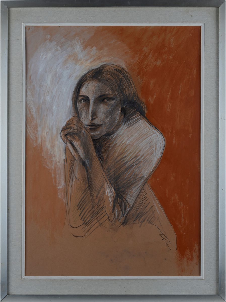 Giuliano Vangi - Ritratto di Donna