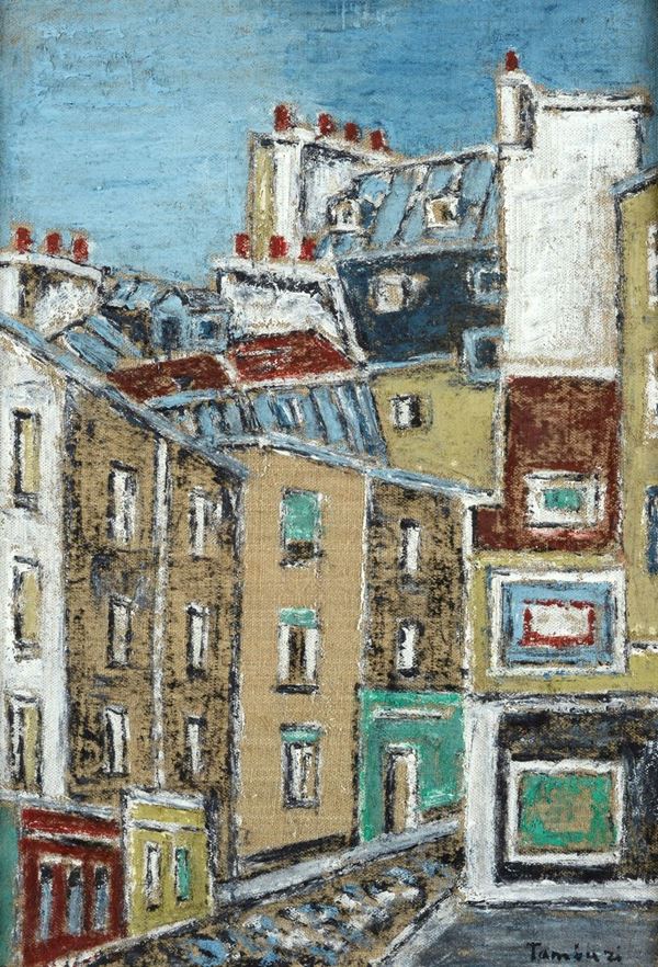 Orfeo Tamburi - Tetti di Parigi
