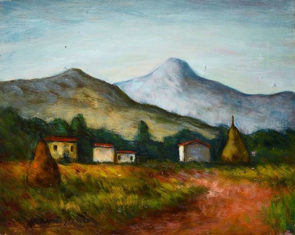 Carlo Carr&#224; - Landscape