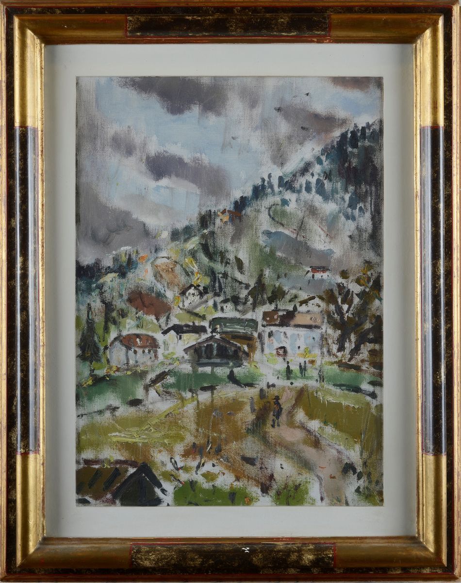 Filippo De Pisis - Paesaggio di Cortina