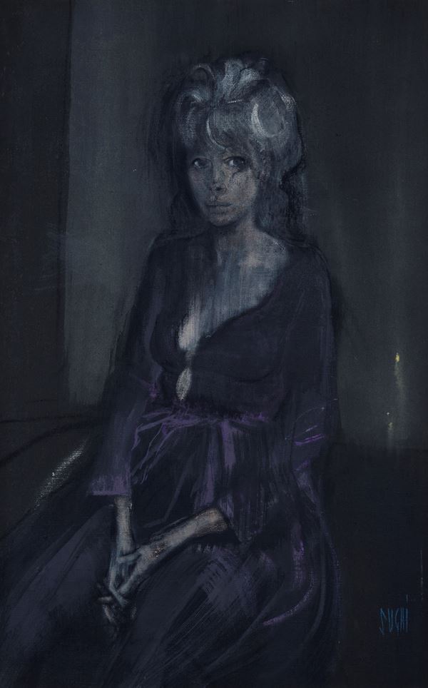 Alberto Sughi - Female portrait