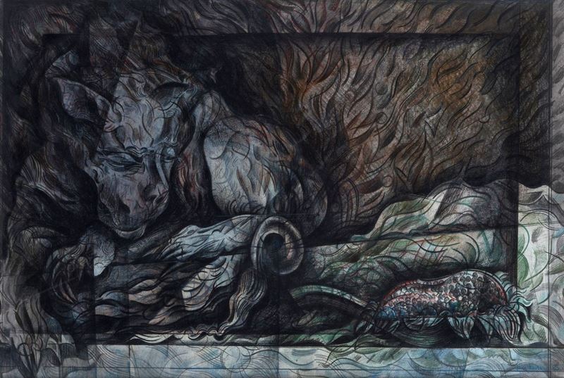 Floriano Bodini - Segni Zodiacali, Leone.