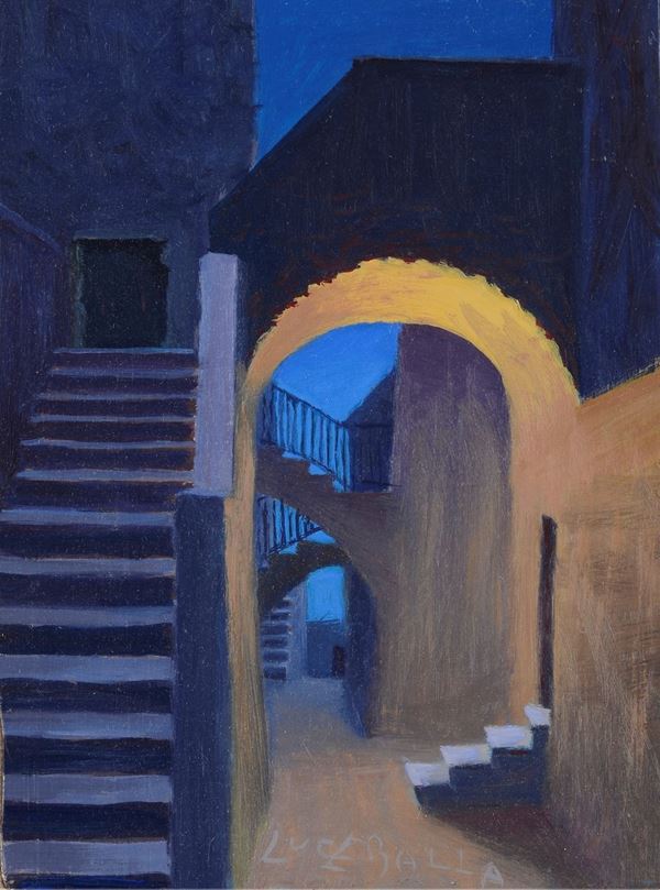 Luce Balla - Night in Ischia