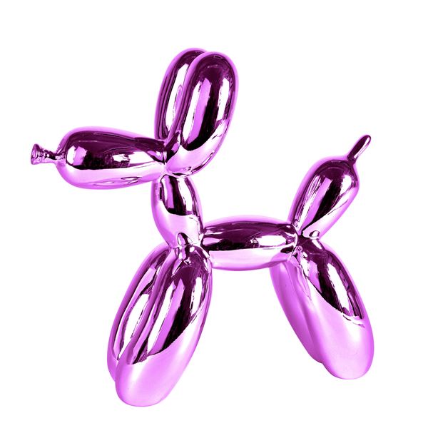 Balloon Dog (Purple)  - Cold cast resin - Auction Modern and Contemporary art -  [..]
