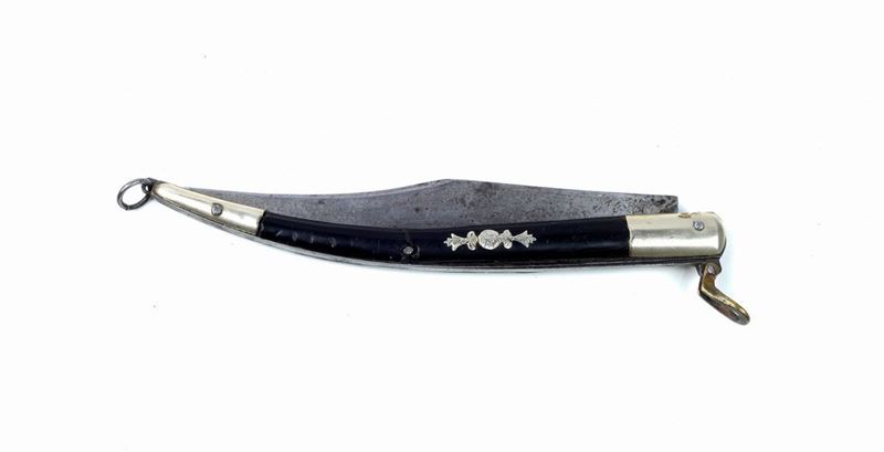 Antico Coltello a Serramanico Stile "navaja"