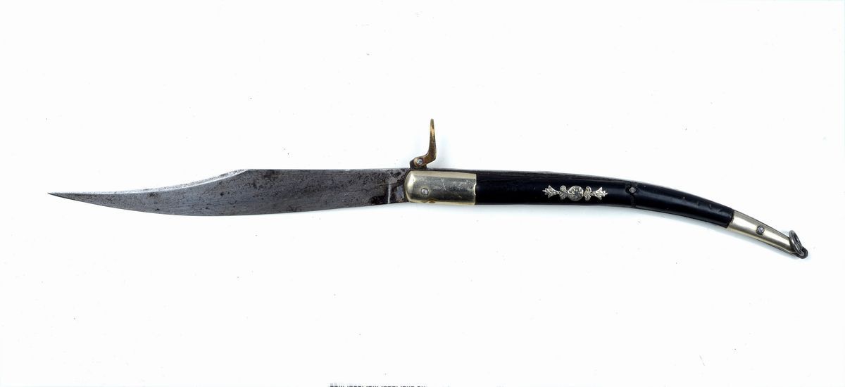 Antico Coltello a Serramanico Stile "navaja"