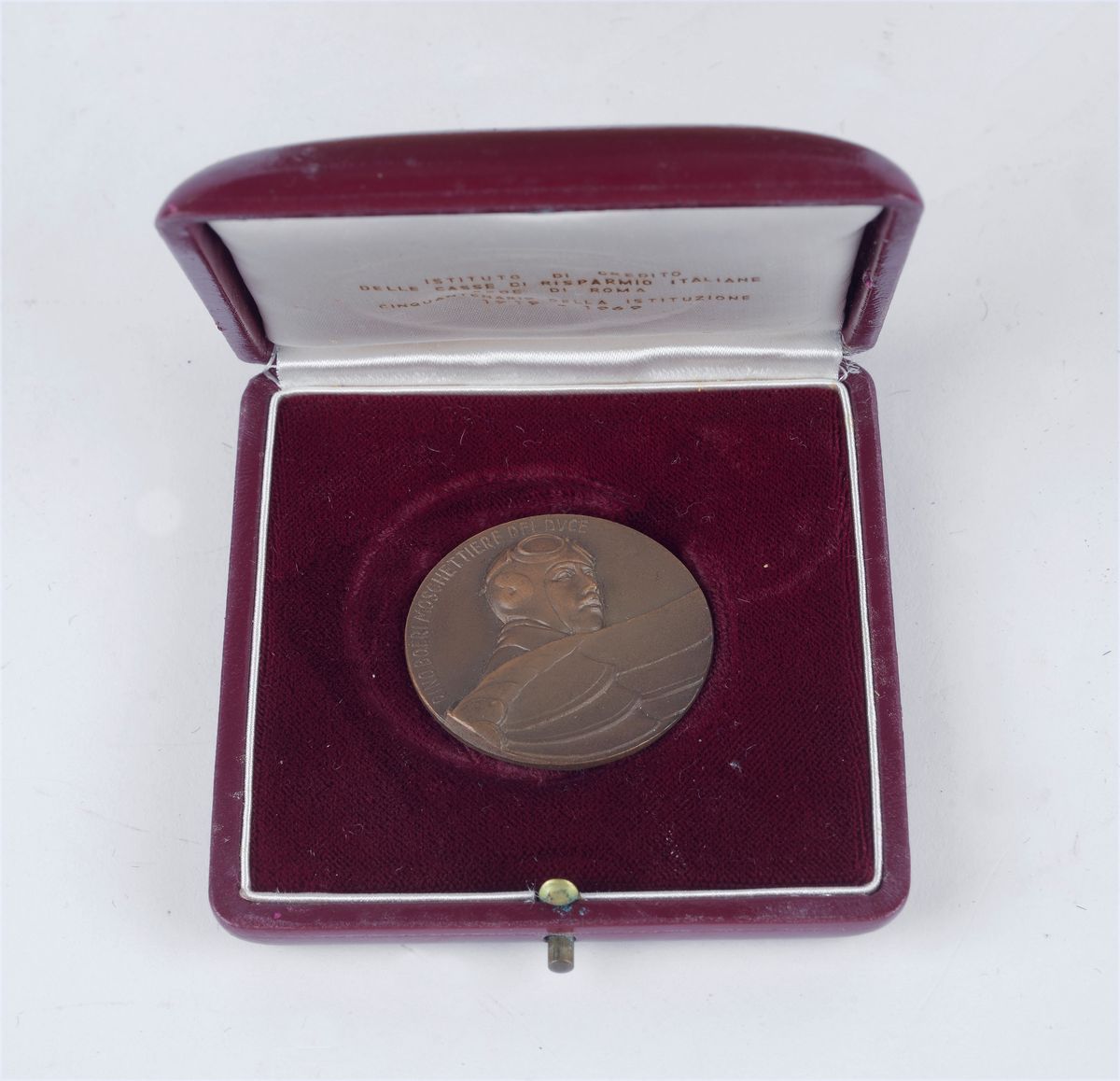 Raro Elmetto da Moschettiere del Duce e Medaglia Commemorativa