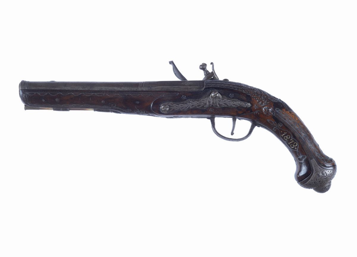 Particolare Pistola a Pietra Focaia per L'oriente
