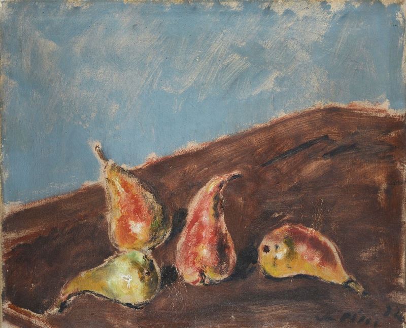 Filippo De Pisis - Natura Morta con le Pere