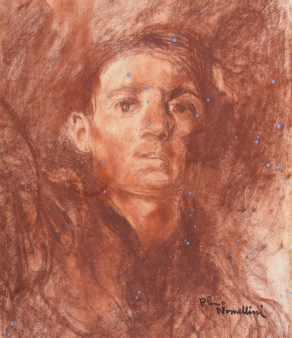 Plinio Nomellini - Male portrait